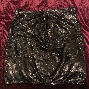 Marc New York black sequin mini
